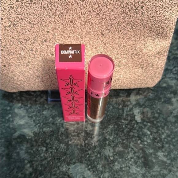 Jeffree Star Velour Liquid Lipstick DOMINATRIX & Ipsy Pink Glittery Pouch Bundle - Picture 3 of 6